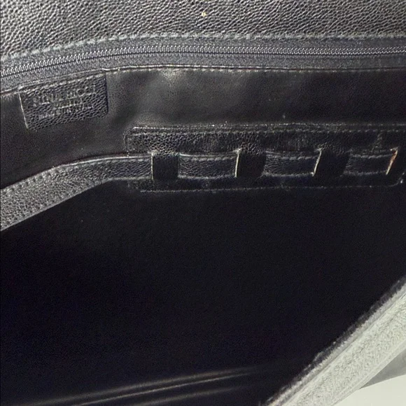 Nina Ricci Black Leather Envelope Bag - Picture 8 of 9